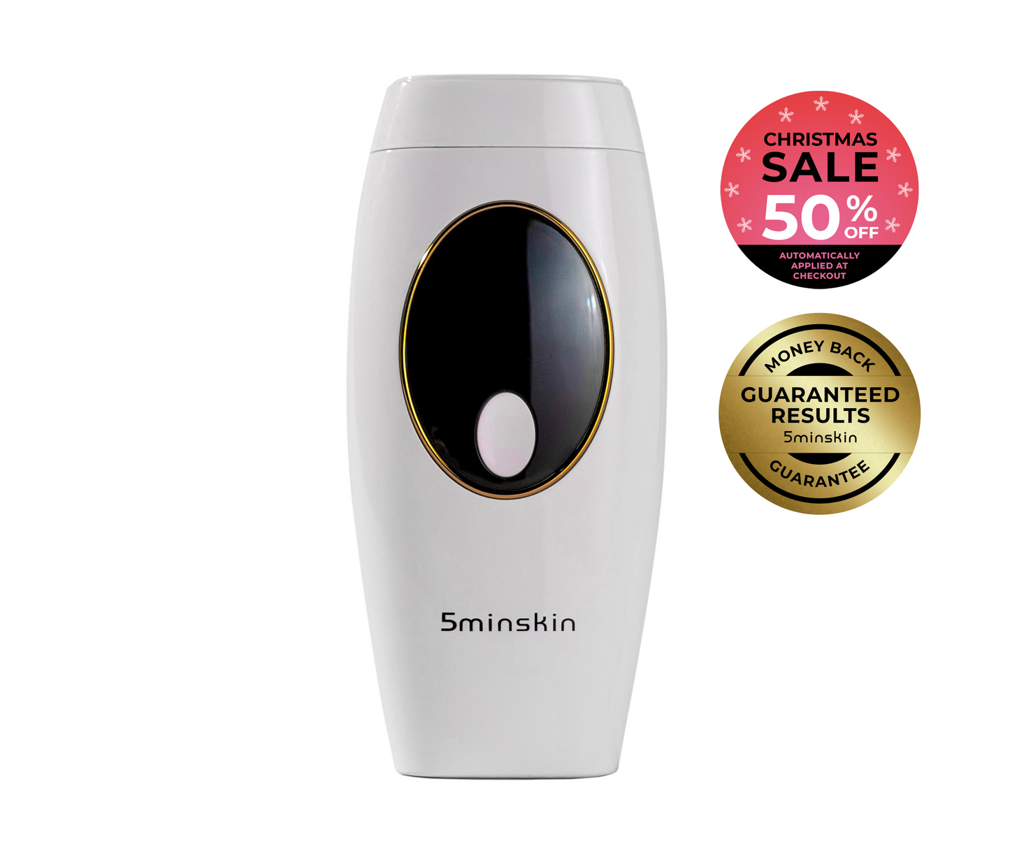 5MINSKIN MALE AT-HOME LASER HAIR REMOVAL HANDSET - 50% OFF CHRISTMAS SALE