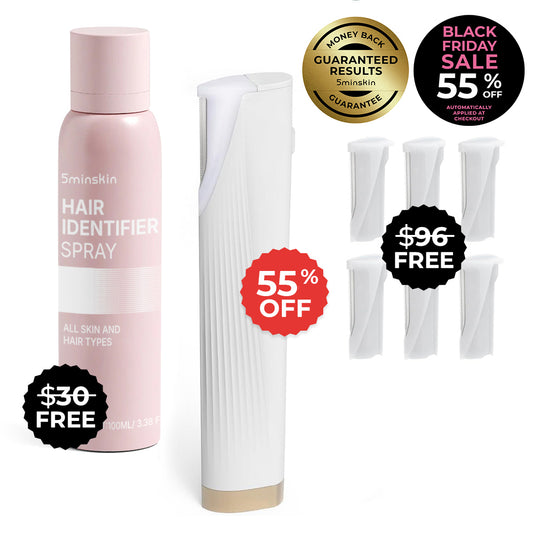 5MINSKIN ELECTRIC DERMAPLANING TOOL - 55% OFF BLACK FRIDAY SALE + 2 FREE GIFTS (WORTH $126)