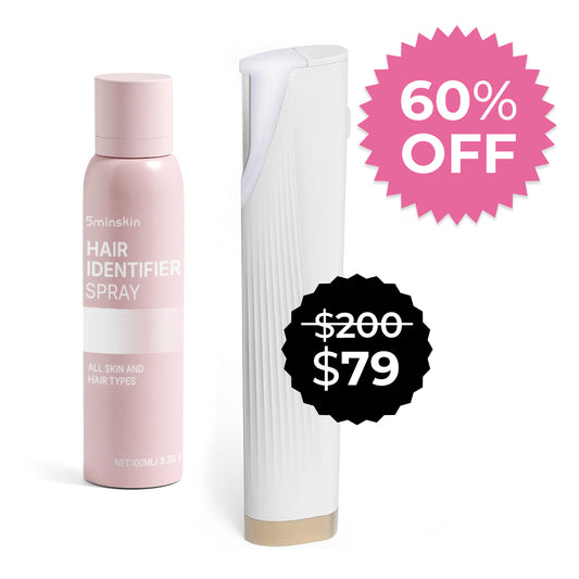 Flawless Face Prep Before Laser! Electric Dermaplaner + Spray